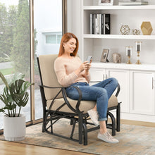 Load image into Gallery viewer, Outdoor Patio Garden Rocking Chair with Foam Seat Cushion