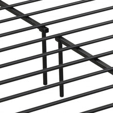 Load image into Gallery viewer, Industrial Style Bedroom Bed Frame with 2-Tier Headboard and Charging Ports