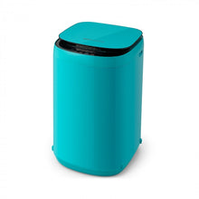 Charger l'image dans la galerie, 7.7 lbs Portable Blue/White Fully Automatic Washing Machine