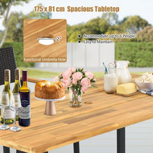 Charger l'image dans la galerie, 7-Piece Outdoor Patio Rattan Dining Set