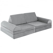 Load image into Gallery viewer, 8-Piece Indoor Children's Play Sofa Furniture Set, Machine Washable