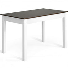 Load image into Gallery viewer, Farmhouse Dining Room Sets with Built-in Rectangular Table and 4 Chairs - Suitable for Kitchen and Restaurant