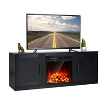 Load image into Gallery viewer, 58-inch TV Stand with Storage Cabinets, Fits up to 65-inch TV