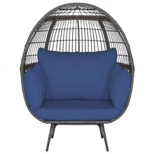 Load image into Gallery viewer, Outdoor Patio Minimalist Wicker Egg Chair Lounge Chair