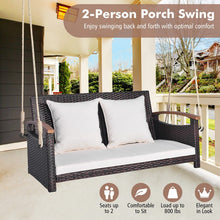 Load image into Gallery viewer, Patio Garden 2-Seat Rocking Swing Porch Swing