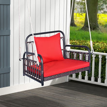 Load image into Gallery viewer, Outdoor Patio Hanging Swing Chair with Cushions