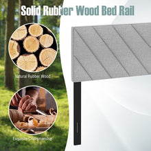 Load image into Gallery viewer, Costway Gray Modern Minimalist Linen Padded Headboard