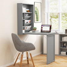 Charger l'image dans la galerie, Wall-Mounted Foldable Desk for Office or Computer
