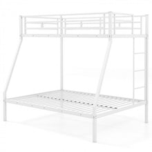 Load image into Gallery viewer, Costway Furniture: Metal Bunk Bed with Guard Rail and Ladder