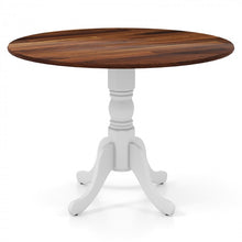 Load image into Gallery viewer, Costway Vintage Round Dining Table for 4 - Solid Wood Structure, Suitable for Dining Room and Patio