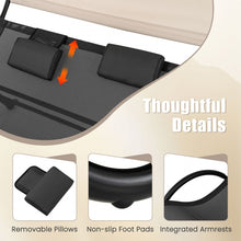 Load image into Gallery viewer, Costway Outdoor Daybeds with Canopy - Double Lounge Chair and Headrest - Suitable for Patio, Pool, and Backyard