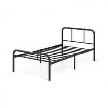 Load image into Gallery viewer, Modern Minimalist Metal Platform Bed Frame with Storage Space