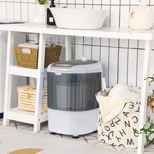 Charger l'image dans la galerie, Costway Portable Single-Tub Mini Semi-Automatic Washing Machine