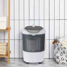 Charger l'image dans la galerie, Costway Portable Single-Tub Mini Semi-Automatic Washing Machine