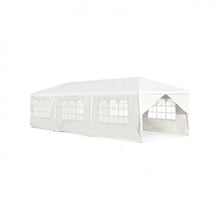 Load image into Gallery viewer, 10 x 30 Ft Outdoor Canopy Tent with 2 Entrances and 6 Removable Side Walls