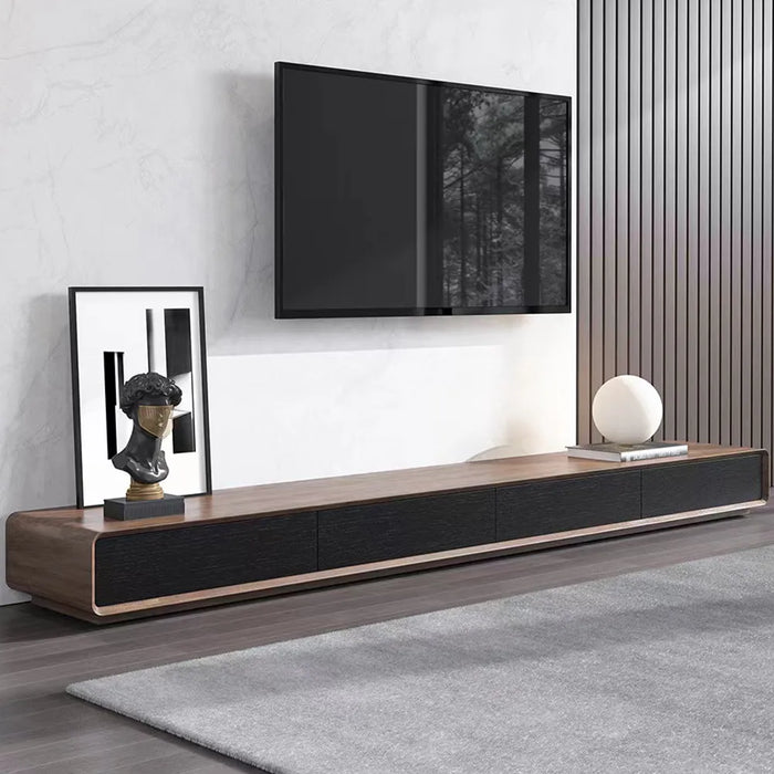 Modern Minimalist Living Room TV Stand - Wall-Mounted and Floor-Standing Options