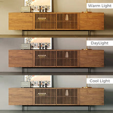 Load image into Gallery viewer, Modern Minimalist TV Stand Floor Cabinet with 4 Doors and Double Shelves - Suitable for Living Room