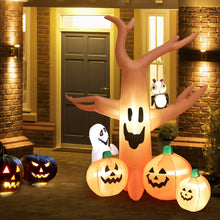 Load image into Gallery viewer, Halloween Inflatable Dead Tree with Built-in LED Lights - Suitable for Halloween Decorations and Ghost Parties
