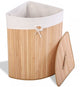 Bamboo Laundry Basket for Bathroom