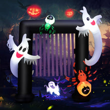 Charger l&#39;image dans la galerie, Halloween Inflatable Archway with Built-in LED Lights - Suitable for Halloween Decorations
