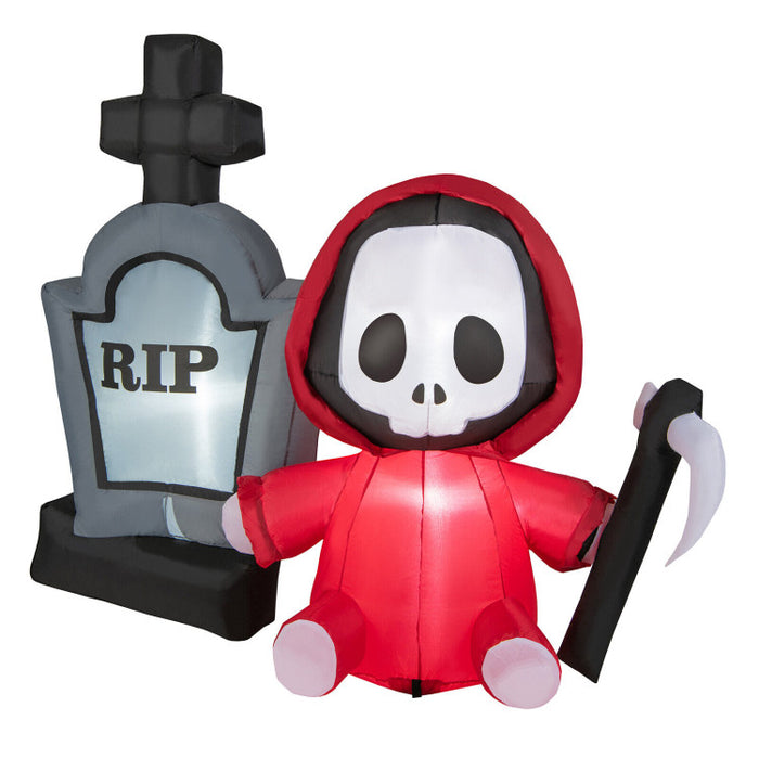 Halloween Inflatable Ghost Tombstone - Suitable for Halloween Party Decorations