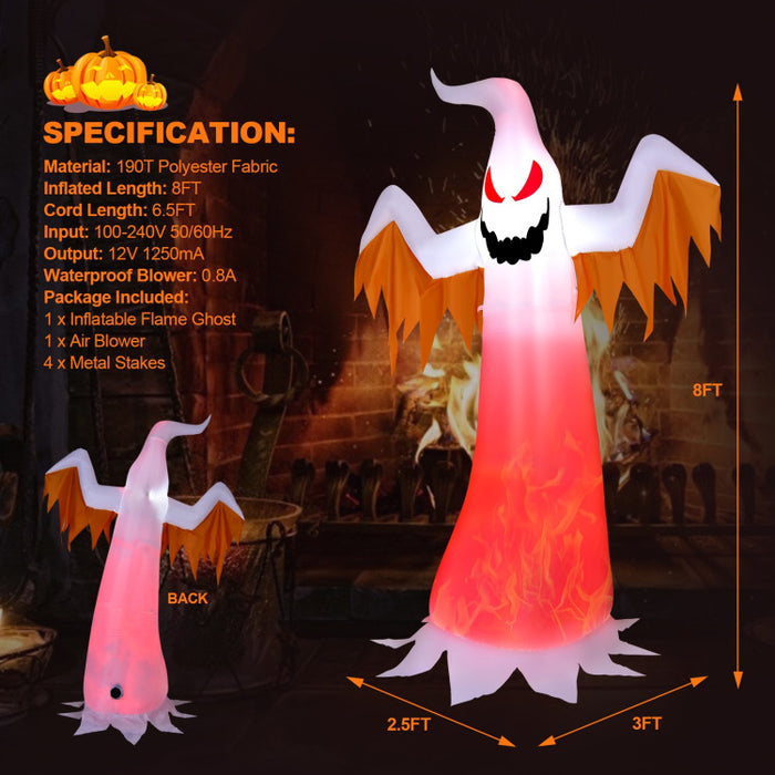 Halloween Inflatable Ghost Decoration - Suitable for Candy Parties, Prank Nights, and Haunted Houses