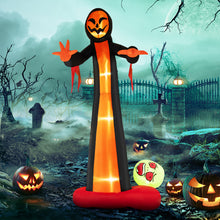 Load image into Gallery viewer, Halloween Inflatable Grim Reaper Giant Ghost with Built-in Blower and LED Lights - Suitable for Halloween Decorations
