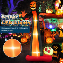 Load image into Gallery viewer, Halloween Inflatable Grim Reaper Giant Ghost with Built-in Blower and LED Lights - Suitable for Halloween Decorations
