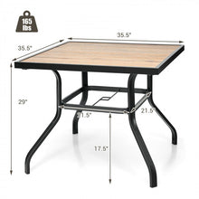Load image into Gallery viewer, Outdoor Industrial Style Small Dining Table - Suitable for Patio, Poolside, and Backyard
