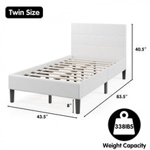 Load image into Gallery viewer, Modern Minimalist Button-Tufted Headboard Storage Bed Frame

