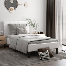 Load image into Gallery viewer, Modern Minimalist Button-Tufted Headboard Storage Bed Frame
