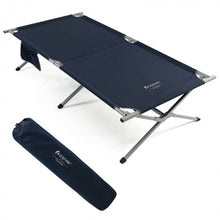 Load image into Gallery viewer, Costway Outdoor Camping Bed Folding Bed with Carry Bag and Storage Pouch - Suitable for Camping, Hiking, and Office
