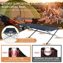Load image into Gallery viewer, Costway Outdoor Camping Bed Folding Bed with Carry Bag and Storage Pouch - Suitable for Camping, Hiking, and Office

