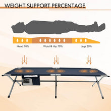 Load image into Gallery viewer, Costway Outdoor Camping Bed Folding Bed with Carry Bag and Storage Pouch - Suitable for Camping, Hiking, and Office
