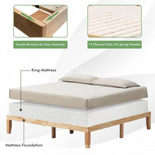 Load image into Gallery viewer, Costway Classic Minimalist Solid Wood Bed Frame

