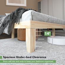 Load image into Gallery viewer, Costway Classic Minimalist Solid Wood Bed Frame
