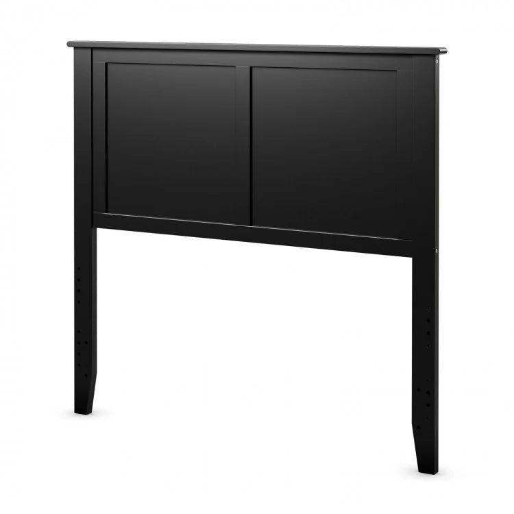 Black Country Rustic Minimalist Queen Headboard