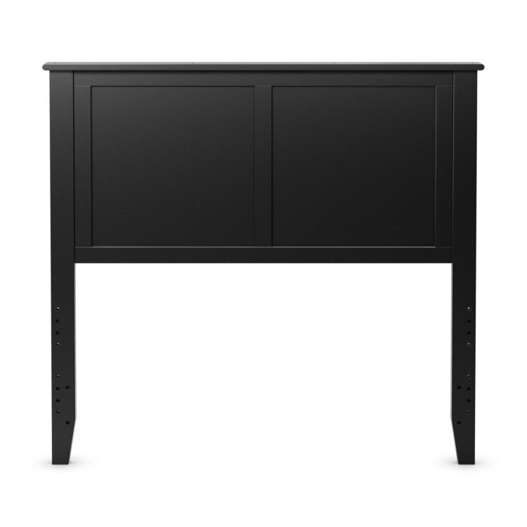 Black Country Rustic Minimalist Queen Headboard