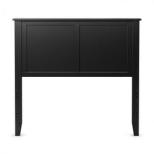 Load image into Gallery viewer, Black Country Rustic Minimalist Queen Headboard
