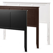 Load image into Gallery viewer, Country Style Black Wooden Full Size Headboard - Easy Assembly

