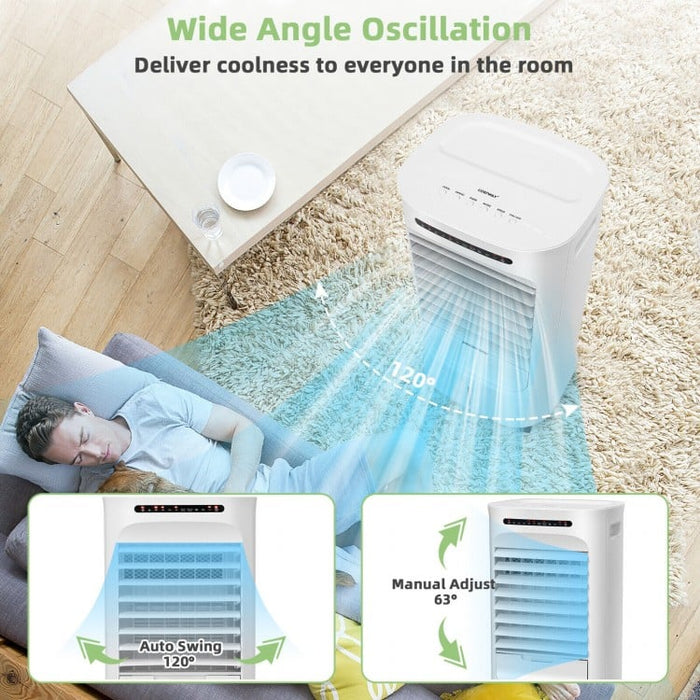 White Multifunctional Evaporative Portable Air Cooler