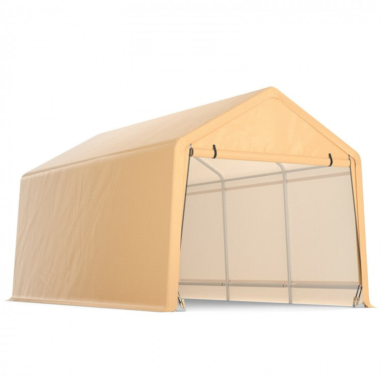 Costway 9x17 ft Heavy Duty Outdoor Canopy Tent Carport - Suitable for Parties, Gatherings, and Parking
