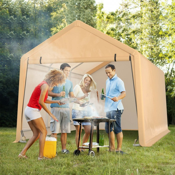 Costway 9x17 ft Heavy Duty Outdoor Canopy Tent Carport - Suitable for Parties, Gatherings, and Parking