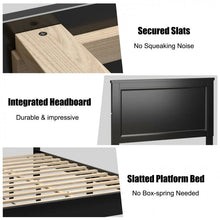 Load image into Gallery viewer, Modern Minimalist High Headboard Bed Frame with Underneath Storage
