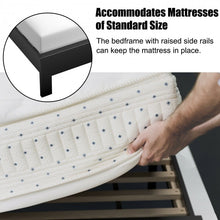Load image into Gallery viewer, Modern Minimalist High Headboard Bed Frame with Underneath Storage

