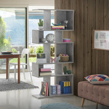 Charger l&#39;image dans la galerie, 5-Tier Modern Minimalist Geometric Bookshelf Storage Display Cabinet
