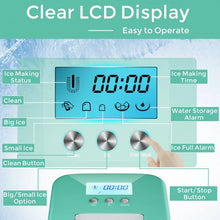 Load image into Gallery viewer, Mini Portable Countertop Ice Maker with Ice Scoop
