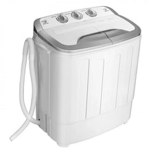Load image into Gallery viewer, Mini Portable Semi-Automatic Dual-Tub Washing Machine - Energy Efficient
