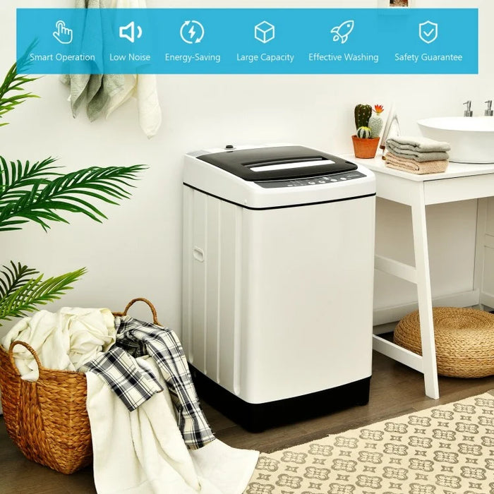 Costway Fully Automatic Portable Washer Dryer - 11lbs Capacity