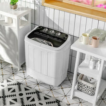 Load image into Gallery viewer, Mini Portable Semi-Automatic Dual-Tub Washing Machine - Energy Efficient

